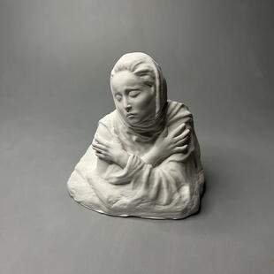 饰品 轻奢艺术人物复古雕塑石膏像扩香石高级小众氛围摆件家居软装