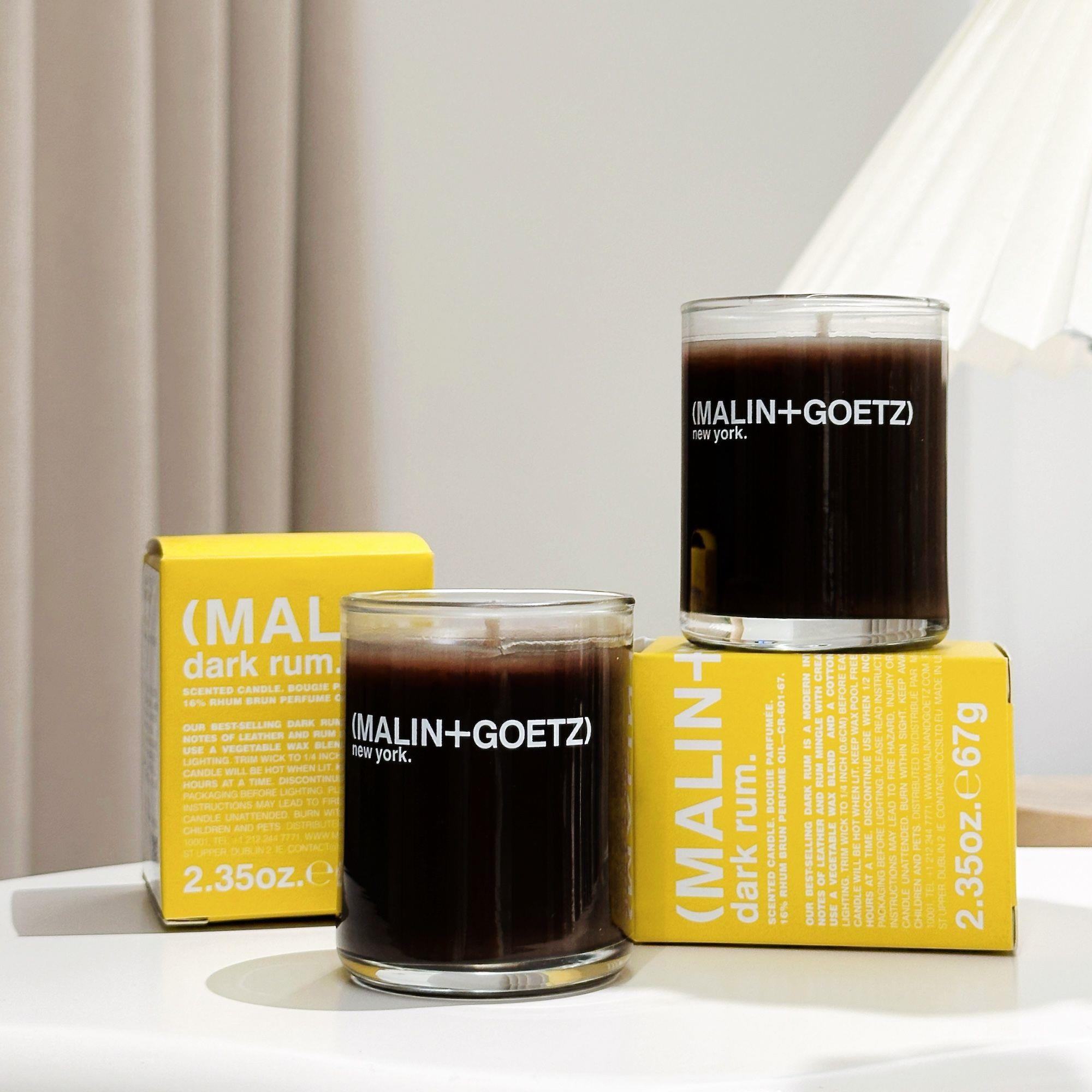 美国MalinGoetz马林狗子香薰蜡烛木质香氛慵懒木调朗姆酒67g