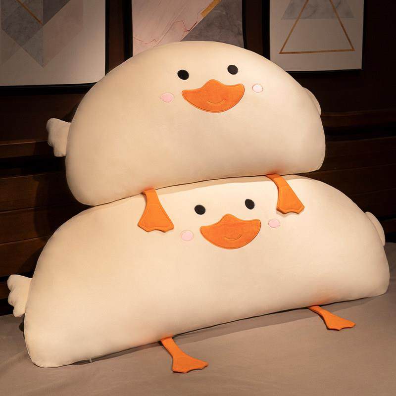 大白鹅鸭子床头靠垫软包大靠背抱枕女生睡觉床上靠枕靠背垫可爱软,居家布艺,床头靠垫,淘宝优惠券,粉丝福利购,淘宝优惠卷
