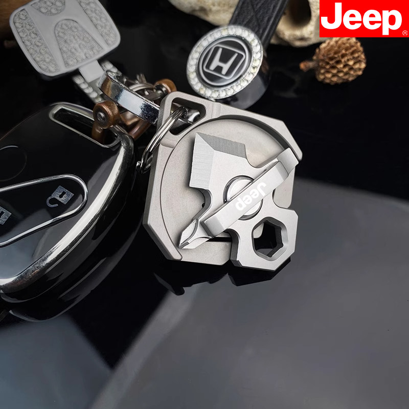 JEEP钛合金便携小刀户外多功能