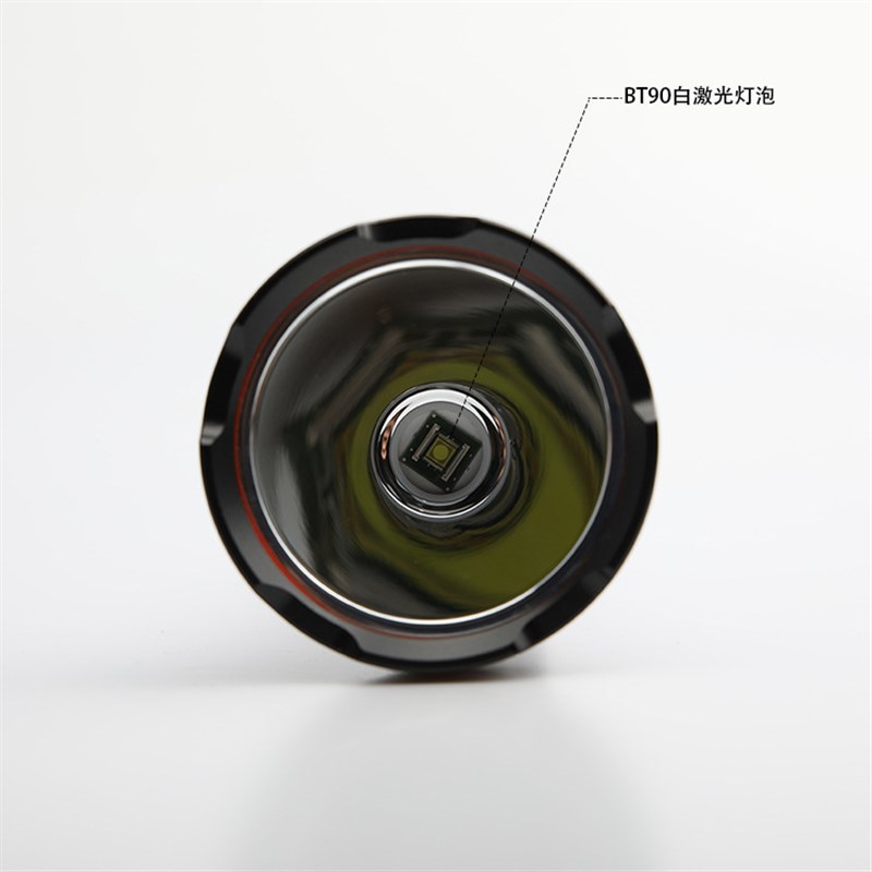 白激光手电筒一体仓散热多功能充电BT90大功率便携应急家用手灯