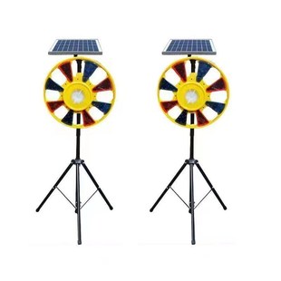 太阳能回转灯道路施工圆形爆闪灯户外旋转闪光灯交通路障频闪灯