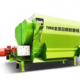 tmr饲草料混合机养牛场粉碎搅草机卧式 22全日粮拌料机 粉搅式 9JGW