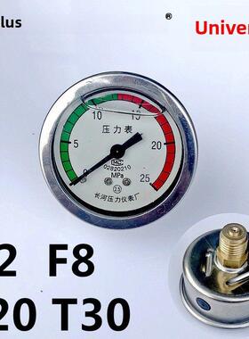 洁普斯F2 F8F11洗车机压力表T20 T30F318清洗机水泵头配件液压表