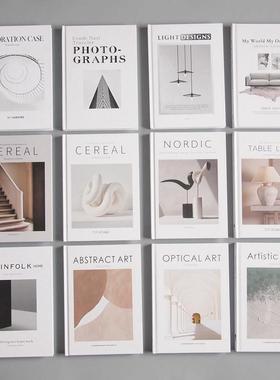27CM样板房装饰真书 可翻页道具书饰品 简约现代家居酒店书柜摆件