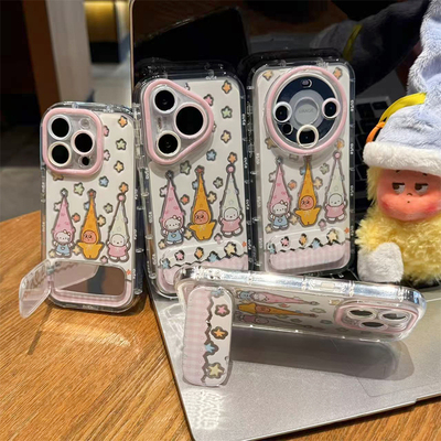 星星米菲kt支架新款适用苹果17Pro手机壳iPhone15max小米16华为mate80pura70k60note14荣耀200vivox100iqoo13