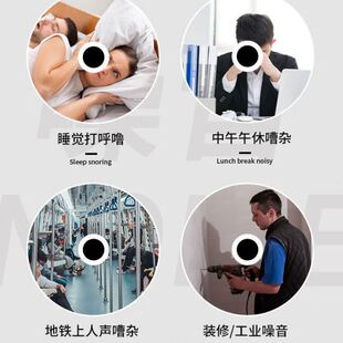 SAFETYJOGGER隔音耳塞耳罩降噪柔软舒适学习宿舍听力防护耳塞