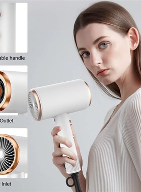 Hair Dryer 1800W Powerful Ionic Hairdryer with Diffuser Blow