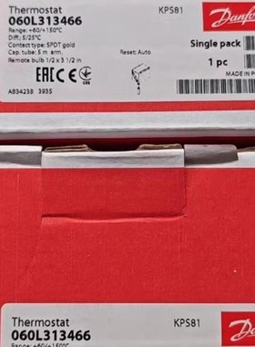 KPS81 0g60L313466 +60/150 丹佛斯 温度传感器