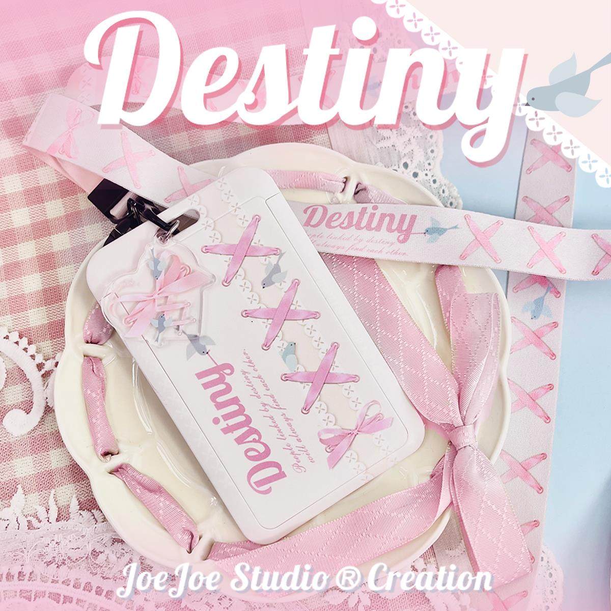 JoeJoe芭蕾绑带地铁卡套公交车证件挂绳挂脖门禁饭卡可爱学生校卡