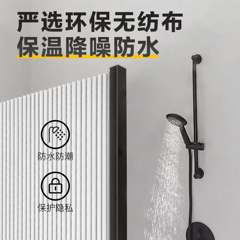 上下拉蜂巢门隔断门家用衣柜厕所卷帘门防水拉门厨卫折叠门百叶门