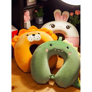 记忆棉U型颈枕护颈脖子汽车用卡通可爱旅行便携U形枕头颈椎靠枕女