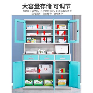 医院西药柜诊所配药柜卫生院医用不锈钢无菌器械柜治疗室医药橱柜
