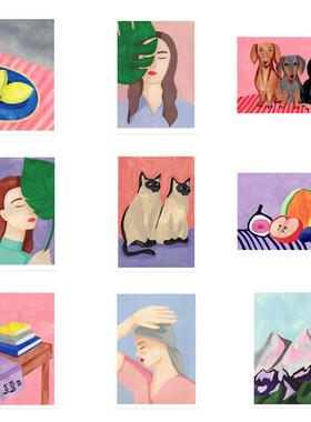 ANNA 丹麦设计|Poster & Frame|Iga Kosicka 插画 画海报北欧装饰