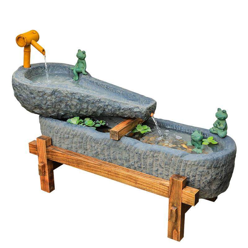 汉韵堂庭院露台花园流水摆件室外循环水摆件鱼池造景喷泉造景水池,家居饰品,流水摆件,淘宝优惠券,粉丝福利购,淘宝优惠卷