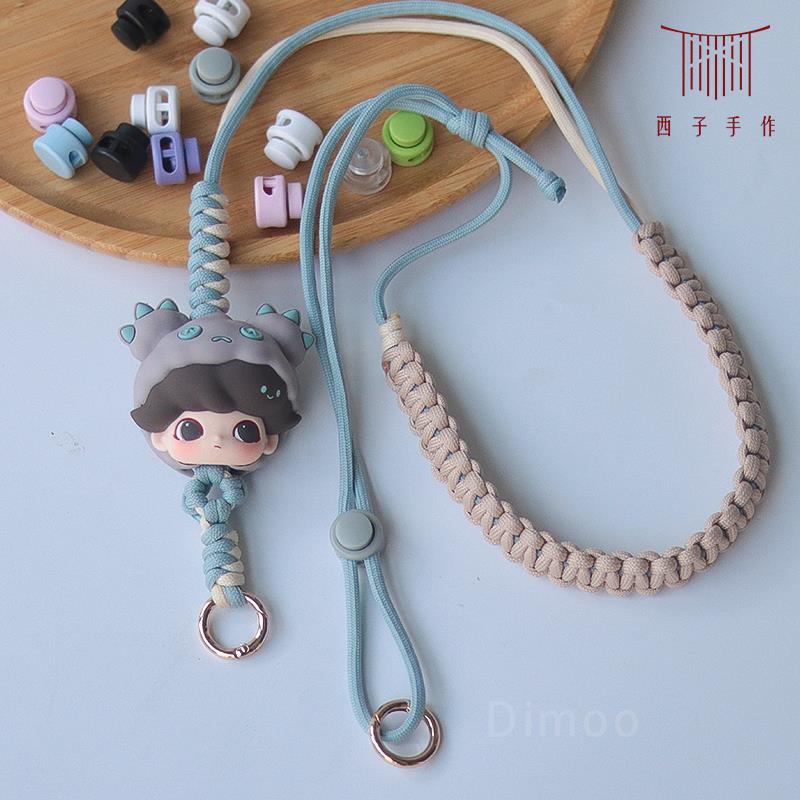 Dimoo泡泡马特拍立得相机挂绳手机抱婴袋斜挎可背LONGCHAMP包diy