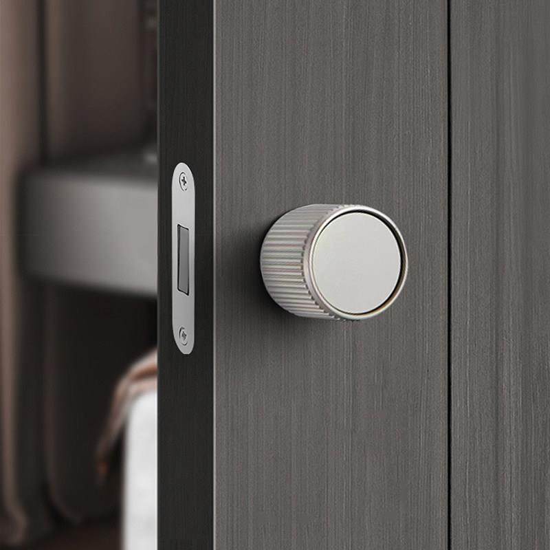 圆形门锁卧室磁吸静音房间球形门把手家用现代简约室内木门锁具,基础建材,机械门锁,淘宝优惠券,粉丝福利购,淘宝优惠卷