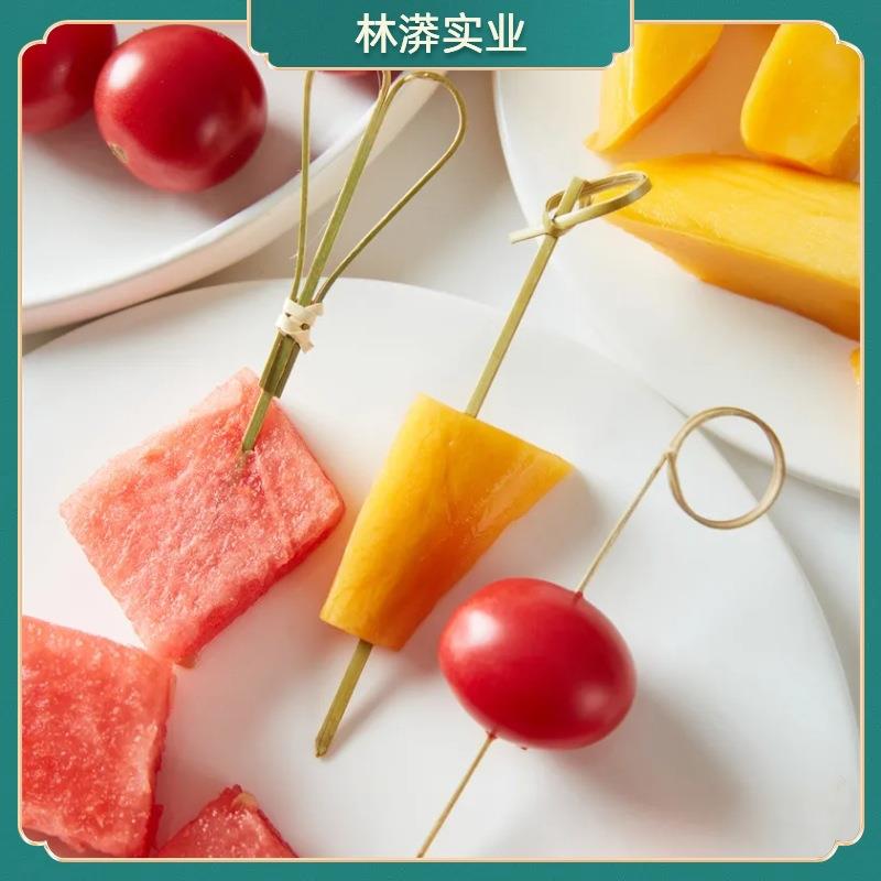 糖葫芦签水果签子插签手指环签水果叉花签果插鸡尾酒剪刀签花结签