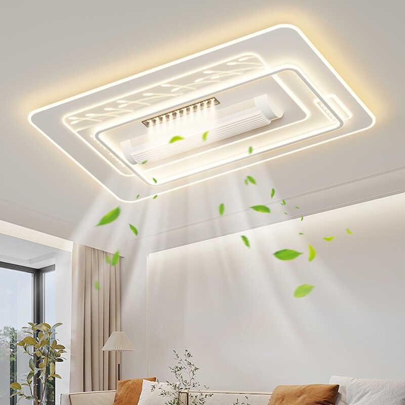 全光谱无叶风扇灯智能离线语音客厅主灯负离子温馨卧室灯餐厅吊灯