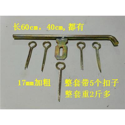 外门闩铁门闩电焊大门明插销防盗门闩木门门扣铁门栓加粗