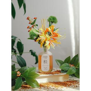 饰 仿真花摆件客厅花艺无火香薰高级感香氛扩香摆设卧室房间假花装