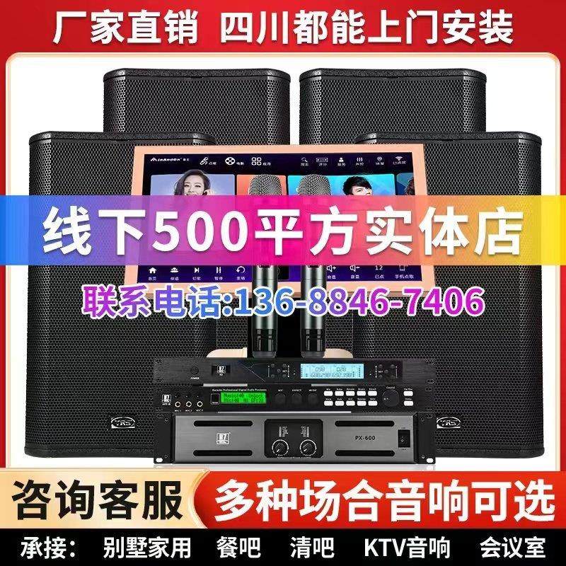 多功能报告厅视频会议室小酒馆家庭别墅小酒馆KTV音响套装全套