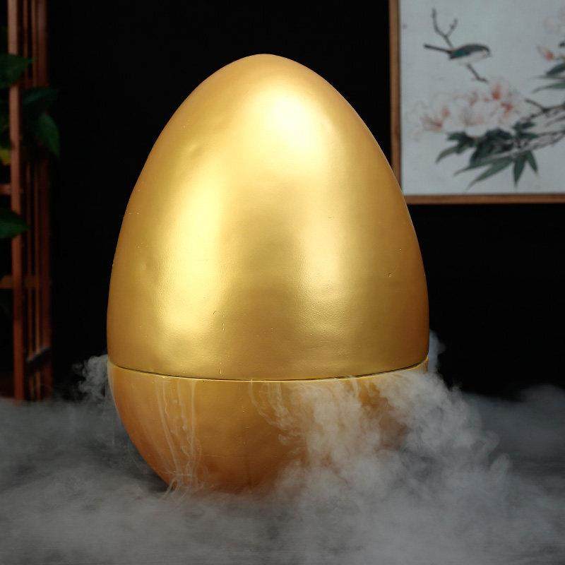 快手网红大金蛋干冰餐具酒店明档摆台不规则分子美食创意日式盘形,餐饮具,盘,淘宝优惠券,粉丝福利购,淘宝优惠卷