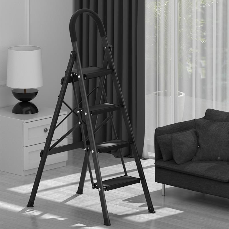 镁多MDL-NYT力多能铝合金梯子家叠用折梯字加厚室内人梯楼梯功伸