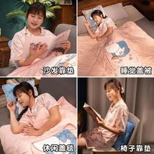 抱被子两用午睡头被汽车载内靠20230917枕枕办公室加厚枕叠空调折