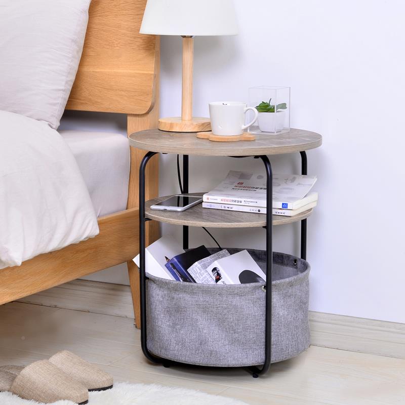 沙发边侧边柜小茶几简约客形厅电几话几NX1501YX边桌角几北小户型