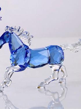 K9水晶马摆件马到成功马上有财