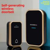 无电池家用门铃自动产生超远距智能寻呼机 防水开关220V