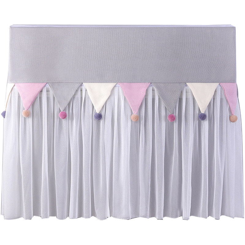 空调罩套简约挂式防尘罩挡风罩开机不取月子防风罩布艺挂机防尘罩