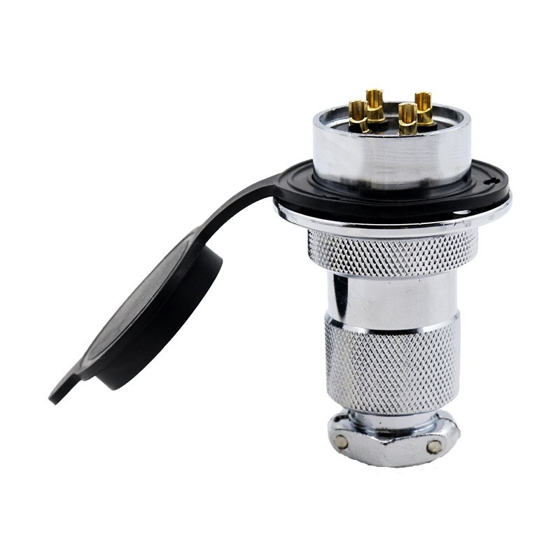 航空插头插座DF30 GX30带法兰2芯3芯4芯7芯8芯9芯10芯14芯