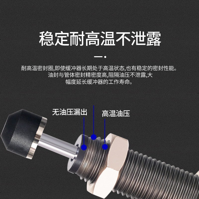 SMC型RB0806油压缓冲器1412/2015气缸液压阻尼器稳压减震器机械手