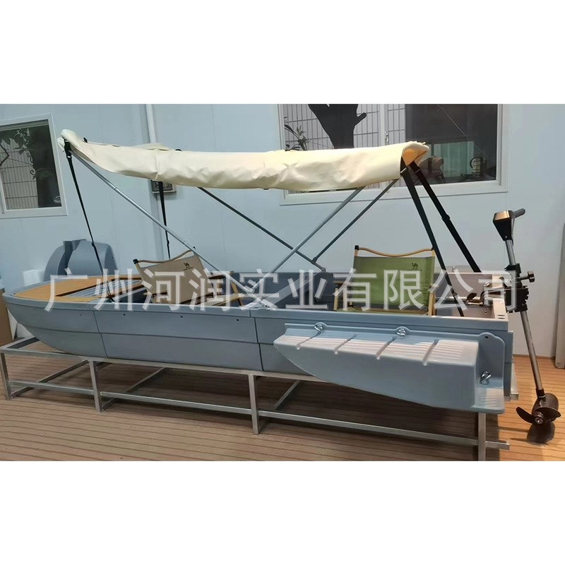 户外网红旅游观光景区船用遮阳篷游船配件帐篷拼叠船防晒挡雨篷布