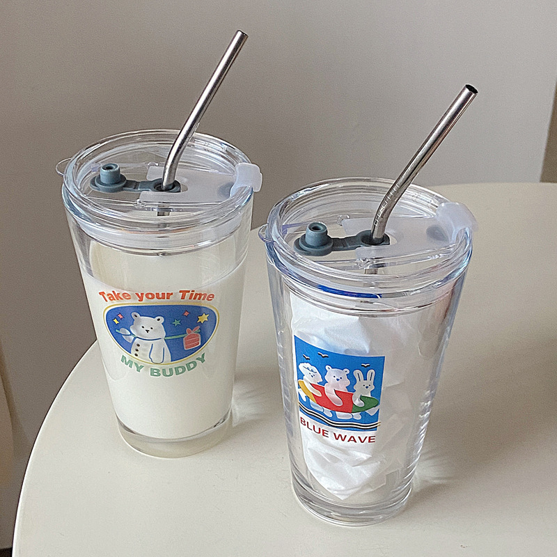 钠钙玻璃新款博主同款玻璃杯