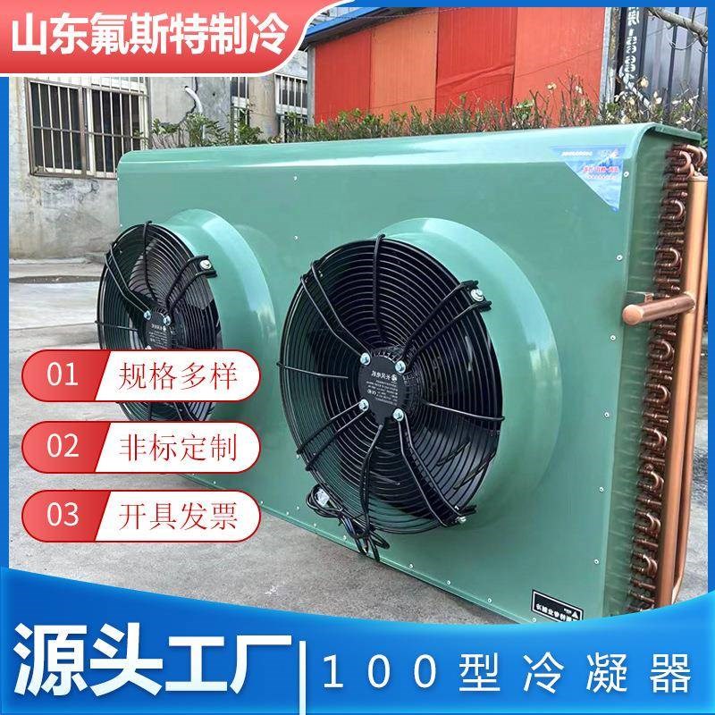 100型冷凝器Hl型V型风冷降温冷库蔬菜鲜花保鲜冷藏库制冷设备