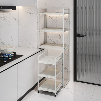 厨房异形转角三角置物架落地多层多功能电器锅具微波炉Y烤箱收纳