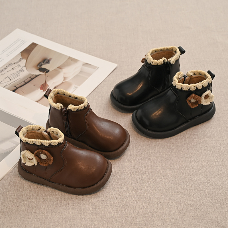 2025秋冬靴子儿童软底学步鞋