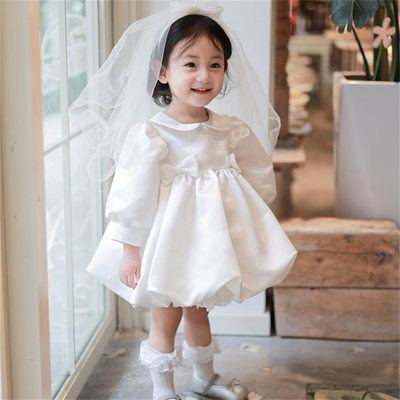 女童生日一周岁礼服连衣裙