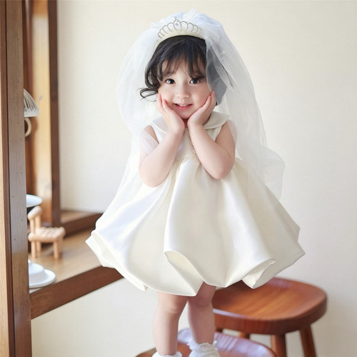 女宝公主礼服连衣裙洋气周岁