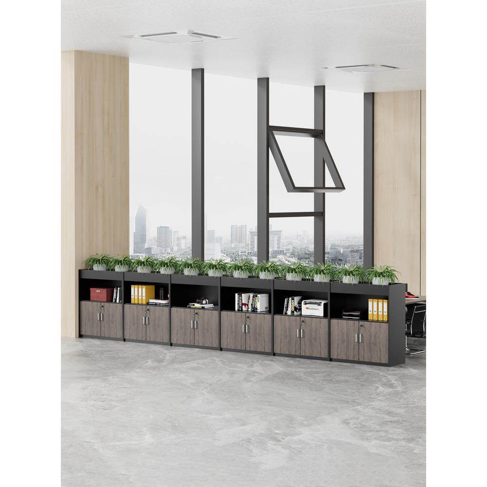 花槽柜隔断柜绿植柜花草柜办公屏风隔断低柜花架储物架隔断墙