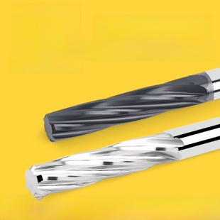 小数点钨钢螺旋铰刀不锈钢机直柄硬质合金扩展高硬度剃刀12毫米