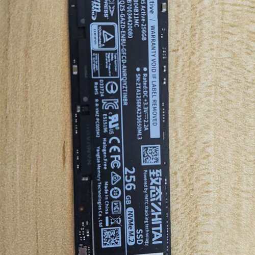 {议价}致态pc005 256G NVMe固态硬盘