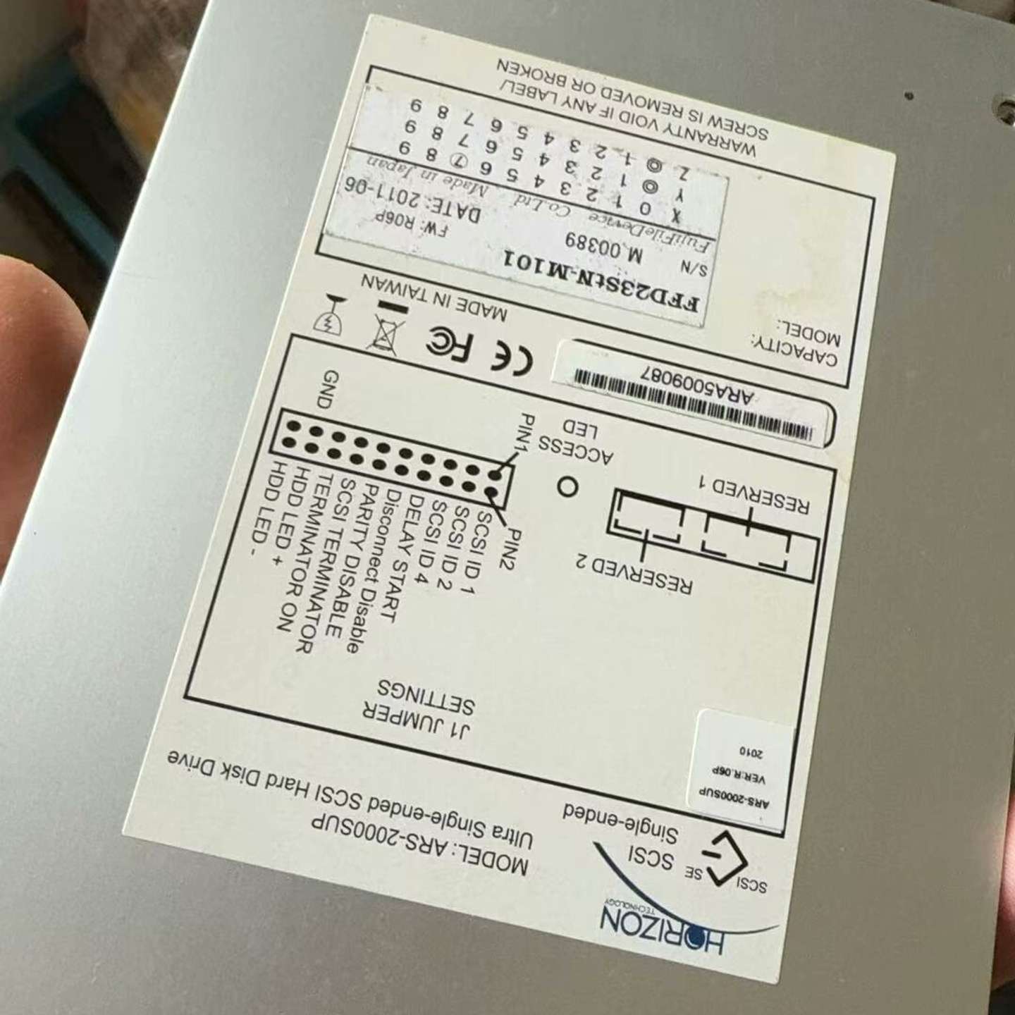 {议价}台湾ACARD ARS-2000SUP 50P SCSI t - 实物图