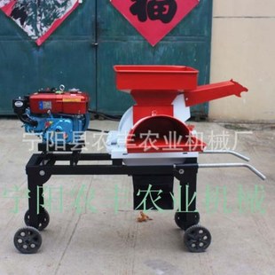 油電多用 農(nóng)場家庭飼養(yǎng)理想設備鍘草揉絲粉碎機干濕兩用更方便新款