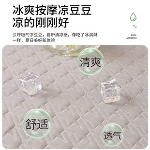 沙发垫凉豆豆夏季 厂促2025年新款 凉感防猫抓直排不规则异形沙发坐