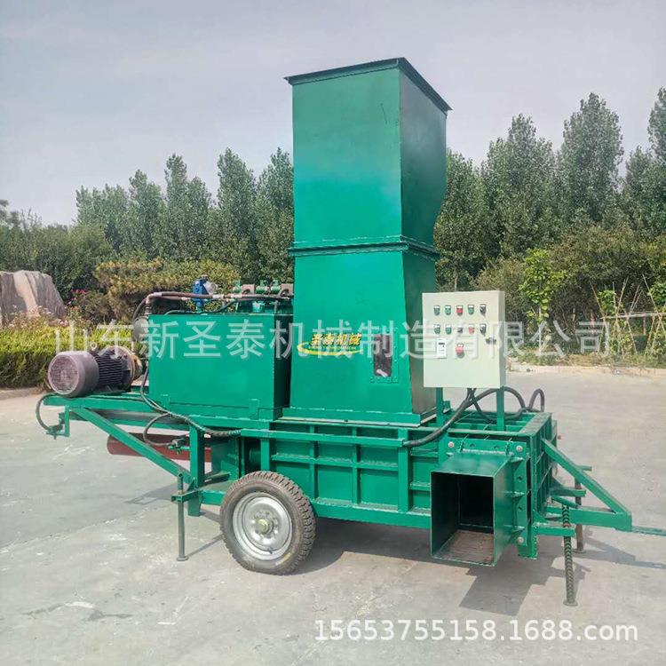 内蒙玉米秸秆青储打包机玉米秸秆液压卧式打包机