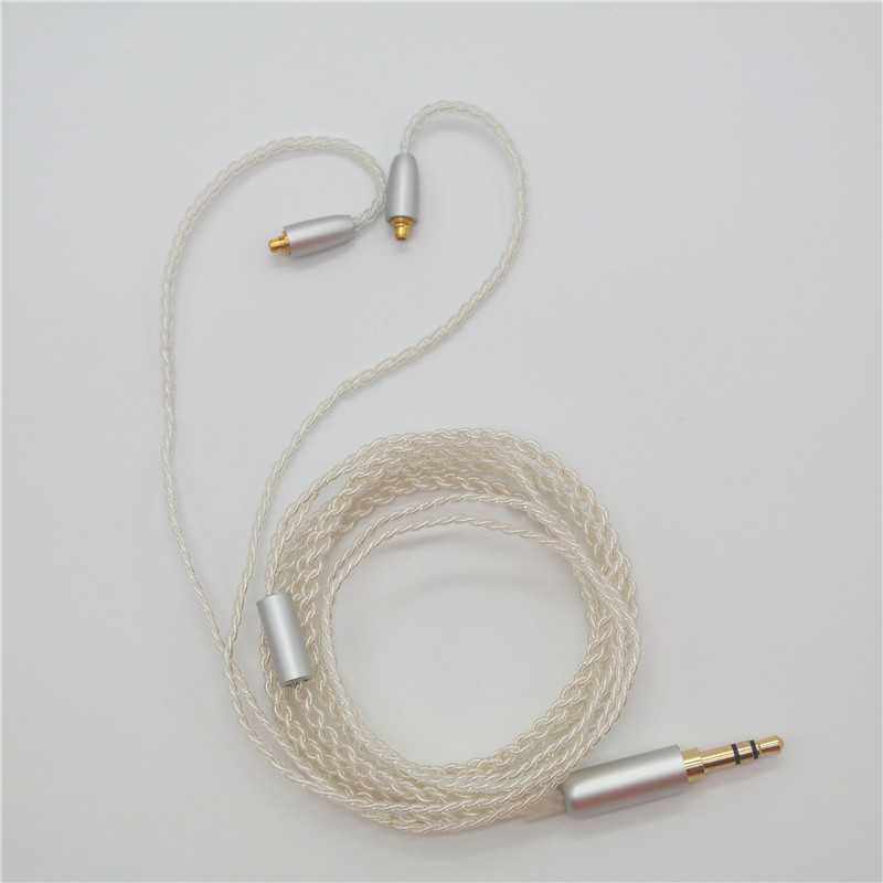 直销适用SE215SE315SE425SE535SE846UE900镀银耳机音频线MMCX